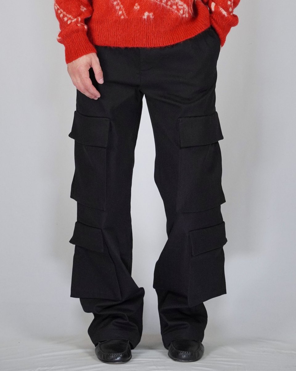 CARGO PANT BOB BLACK - Benevierre