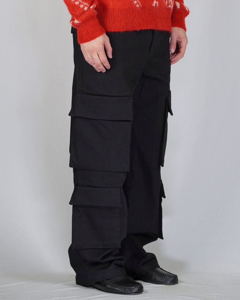 CARGO PANT BOB BLACK - Benevierre