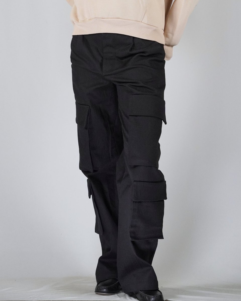 CARGO PANT BOB BLACK - Benevierre