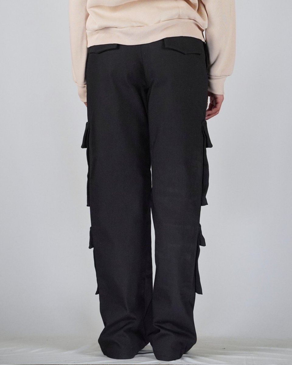 CARGO PANT BOB BLACK - Benevierre
