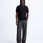 CLEAN KNIT TEE BLACK - Benevierre