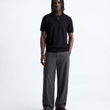 CLEAN KNIT TEE BLACK - Benevierre
