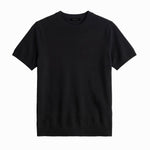 CLEAN KNIT TEE BLACK - Benevierre