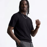 CLEAN KNIT TEE BLACK - Benevierre