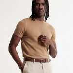 CLEAN KNIT TEE ORANGE - Benevierre