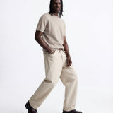 CLEAN KNIT TEE SAND - Benevierre