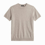 CLEAN KNIT TEE SAND - Benevierre