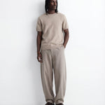 CLEAN KNIT TEE SAND - Benevierre