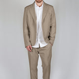 ABITO MONOPETTO CHAMPAGNE