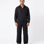 COORDINATO ELEGANT IN LINO BLACK - Benevierre