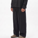 COORDINATO OVER IN LINO BLACK - Benevierre