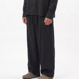 COORDINATO OVER IN LINO BLACK - Benevierre