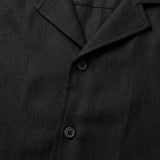 COORDINATO SHORT IN LINO BLACK - Benevierre