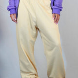 CREAM RELAXED PANT - Benevierre