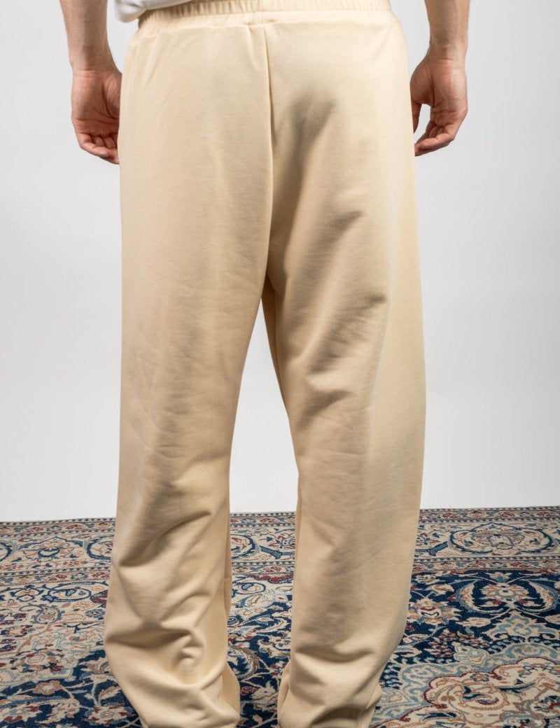 CREAM RELAXED PANT - Benevierre