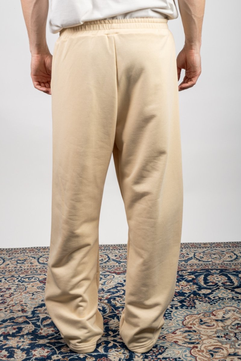 CREAM RELAXED PANT - Benevierre