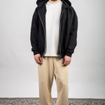 CREAM RELAXED PANT - Benevierre