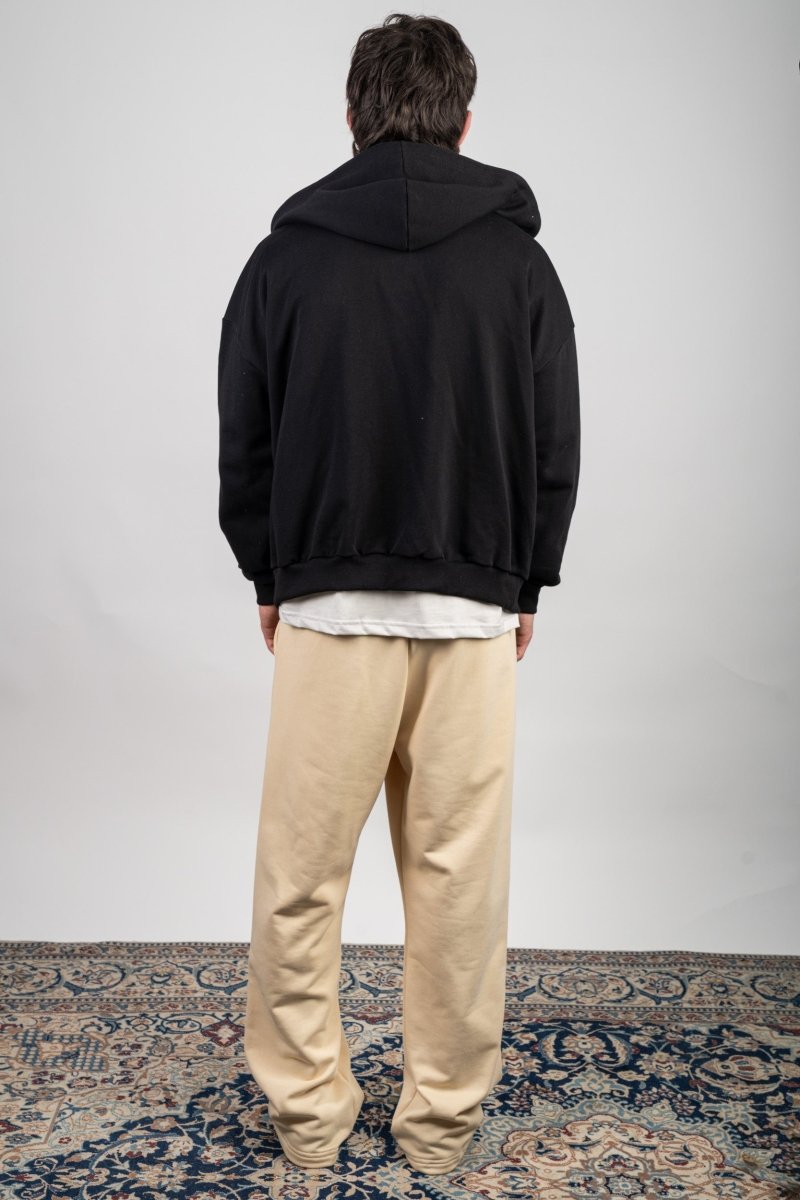 CREAM RELAXED PANT - Benevierre