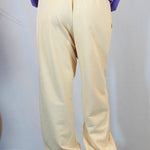 CREAM RELAXED PANT - Benevierre