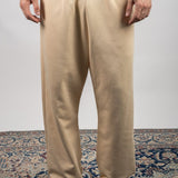 CREAM RELAXED PANT - Benevierre