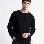 DAMAGE SWEATER BLACK - Benevierre
