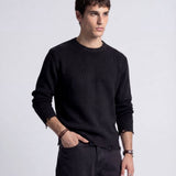 DAMAGE SWEATER BLACK - Benevierre