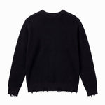 DAMAGE SWEATER BLACK - Benevierre