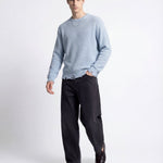 DAMAGE SWEATER LIGHT BLUE - Benevierre