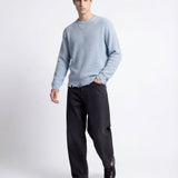 DAMAGE SWEATER LIGHT BLUE - Benevierre