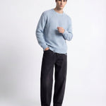 DAMAGE SWEATER LIGHT BLUE - Benevierre