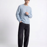 DAMAGE SWEATER LIGHT BLUE - Benevierre