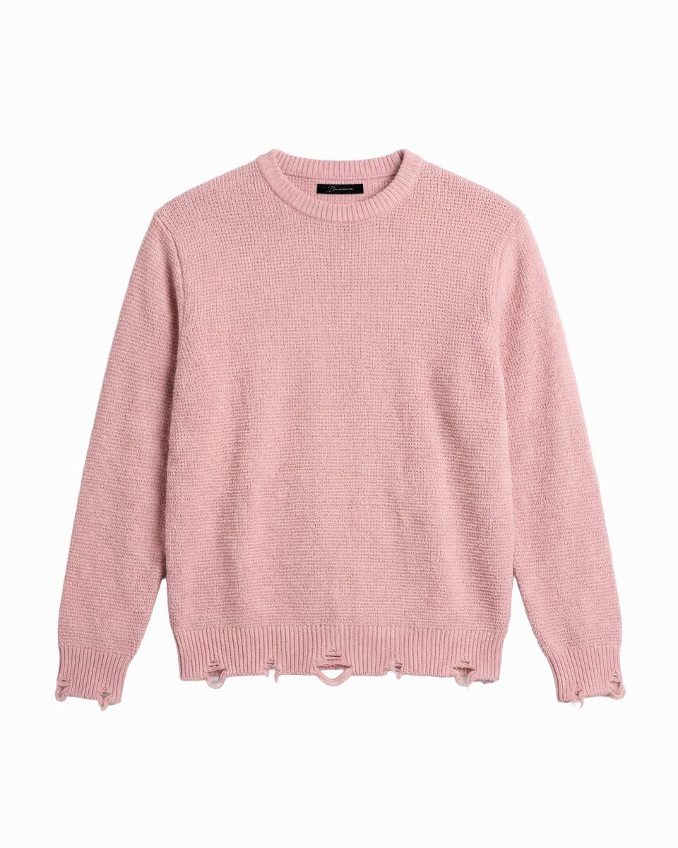 DAMAGE SWEATER PINK - Benevierre