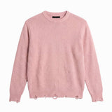 DAMAGE SWEATER PINK - Benevierre