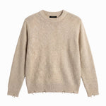 DAMAGE SWEATER SAND - Benevierre