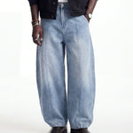 DENIM LINE BALOON LIGHT BLUE - Benevierre