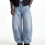 DENIM LINE BALOON LIGHT BLUE - Benevierre