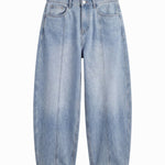 DENIM LINE BALOON LIGHT BLUE - Benevierre