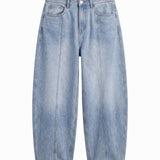 DENIM LINE BALOON LIGHT BLUE - Benevierre