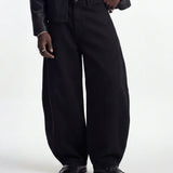 DENIM URBAN BALOON BLACK - Benevierre