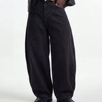 DENIM URBAN BALOON BLACK RAW - Benevierre