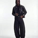 DENIM URBAN BALOON BLACK RAW - Benevierre