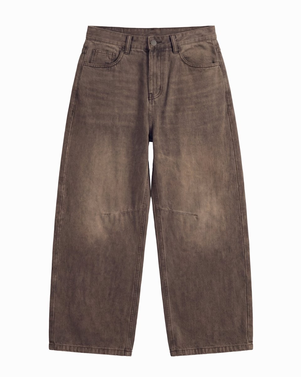 DENIM URBAN BALOON BROWN - Benevierre