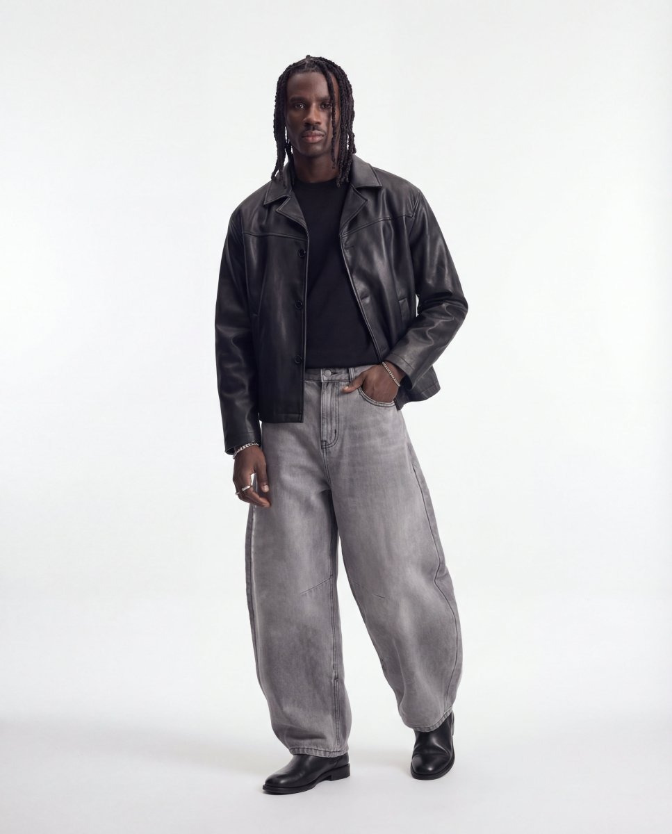 DENIM URBAN BALOON GREY - Benevierre