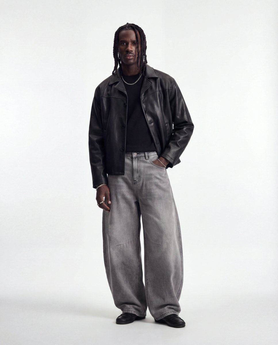 DENIM URBAN BALOON GREY - Benevierre
