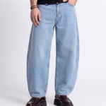 DENIM URBAN BALOON LIGHT BLUE - Benevierre