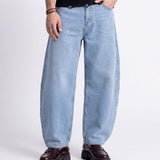 DENIM URBAN BALOON LIGHT BLUE - Benevierre