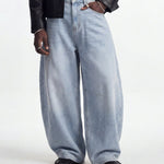 DENIM URBAN BALOON LIGHT BLUE - Benevierre