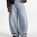 DENIM URBAN BALOON LIGHT BLUE - Benevierre