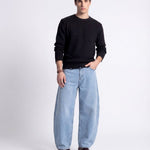 DENIM URBAN BALOON LIGHT BLUE - Benevierre