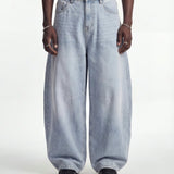 DENIM URBAN BALOON LIGHT BLUE - Benevierre